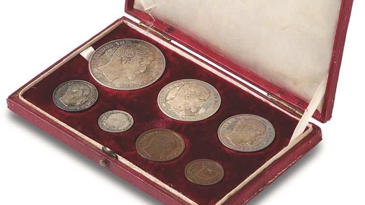 Royal presentation set from 1854.  Estimate: DKK 100,000.