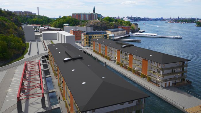 HSB bygger bostäder på vattnet i Stockholm
