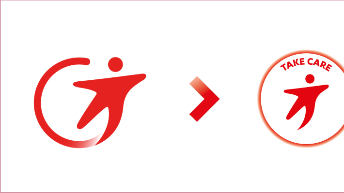 Som en symbol för solidaritet under covid-19-krisen förändras Transdevs logotyp tillfälligt 