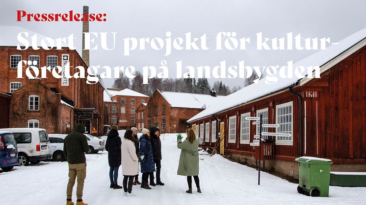 Stort EU projekt för kulturföretagare på landsbygden