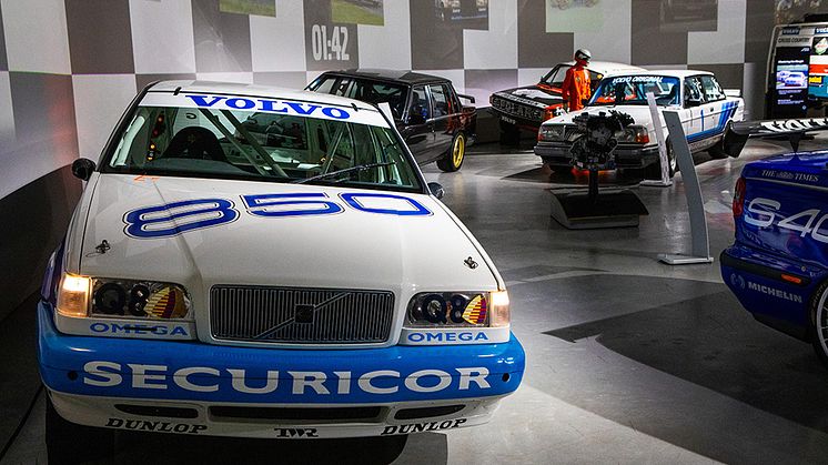 Volvos arv inom Motorsport i fokus  – ny utställning öppnar på World of Volvo