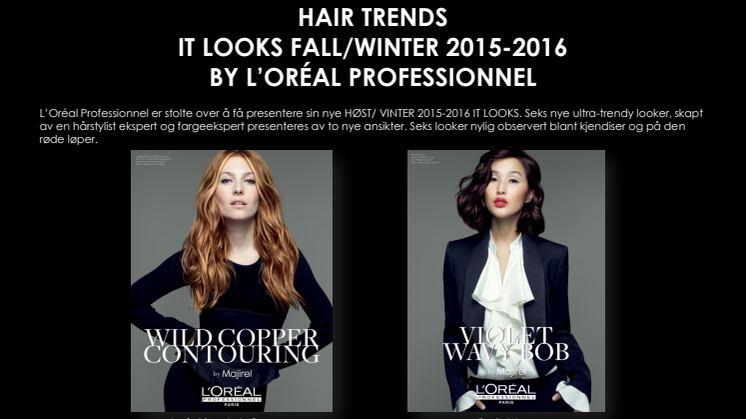 L'Oréal Professionnel IT-LOOKS FW15/16
