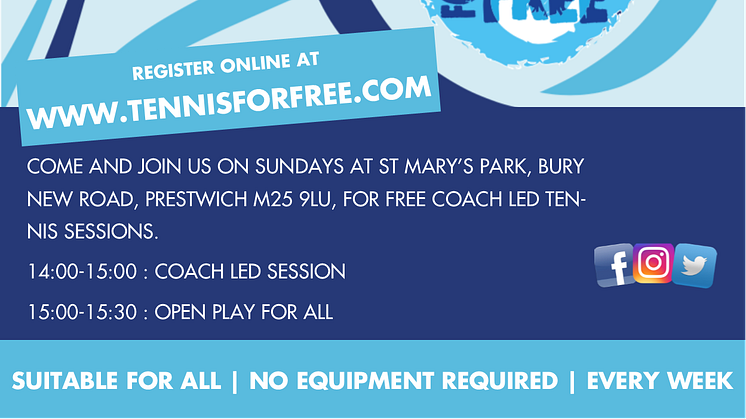 ​Welcome to the Big Tennis Weekend - in Prestwich!