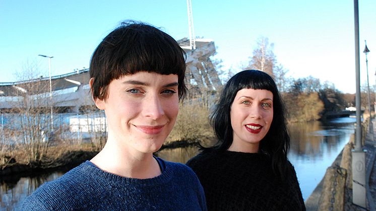 Eva-Maria Eriksson och Erika Wikström, projektledare för Snacka sex. Foto: Anders Magnusson