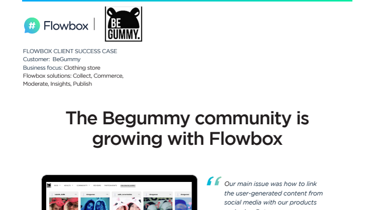 The Begummy community is growing with Flowbox