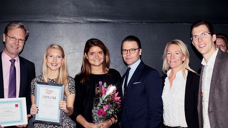 Yollibox kammade hem titeln Sveriges Ungdomsentreprenör 2013