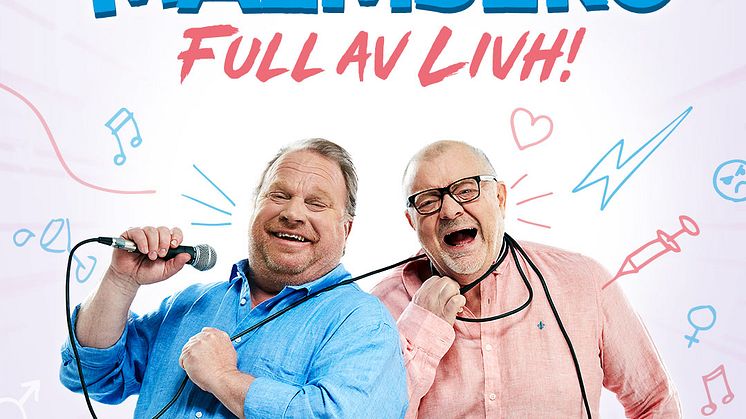 Premiärkväll för Claes Malmberg och Stefan Livhs show "Malmberg full av Livh" på Kajskjul 8!