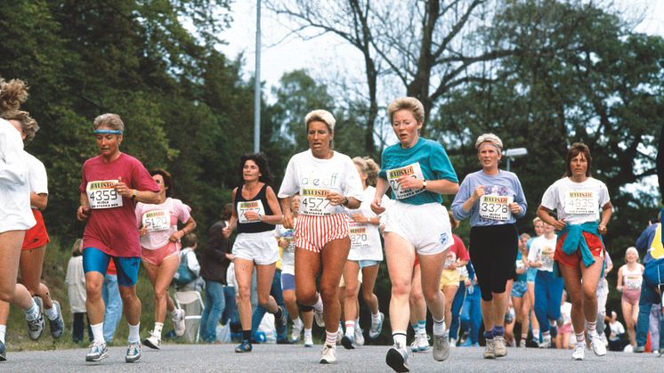 Bilden är från Vårruset i Stockholm, premiäråret 1989. 