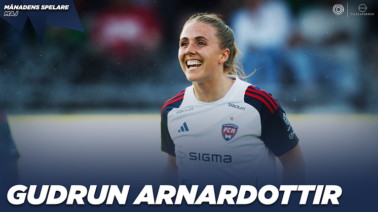 Gudrun Arnadottir blir månadens spelare i maj