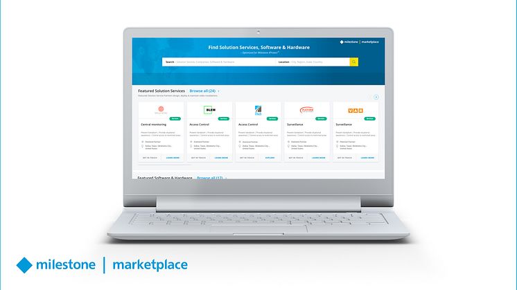 Milestone Marketplace helps customers explore unmatched possibilities to extend their video solutions