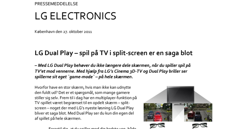LG Dual Play – spil på TV i split-screen er en saga blot 