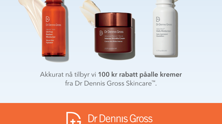 KREMSPESIAL Finn din rette krem fra Dr Dennis Gross Skincare™ – tilpasset din huds behov!