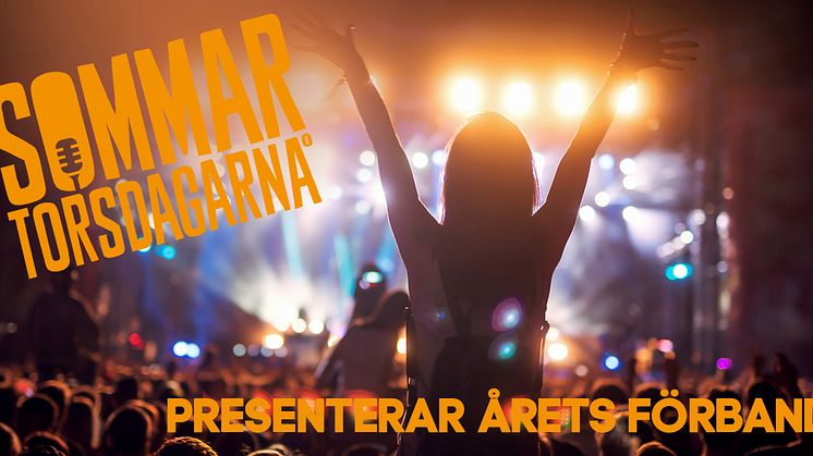 Förband med gospel, hårdrock, pop och rock n’ roll på Sommartorsdagarna®