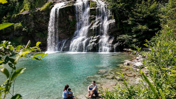 Piumogna Wasserfall ©Ticino Turismo / Loreta Daulte