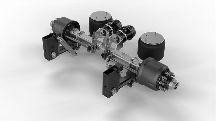 Low loader axle