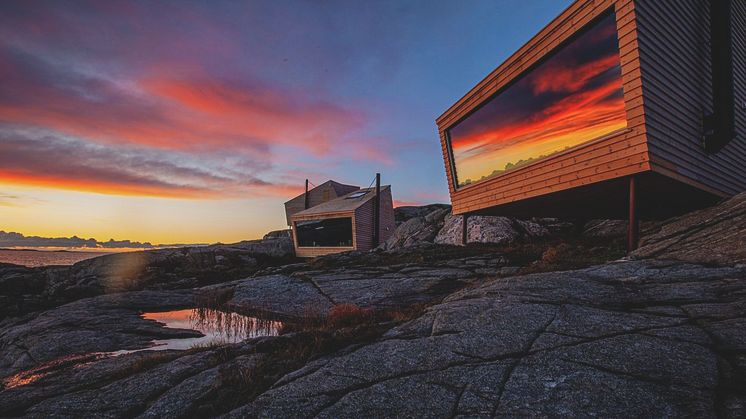 Flokehyttene cabins. Photo: Holon Arkitektur