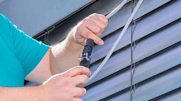 Connectors for motor connection of blinds, window coverings, and awnings