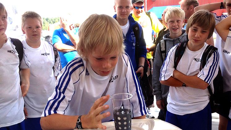 ​Mjölkhävartävling vid Umeå Fotbollsfestival