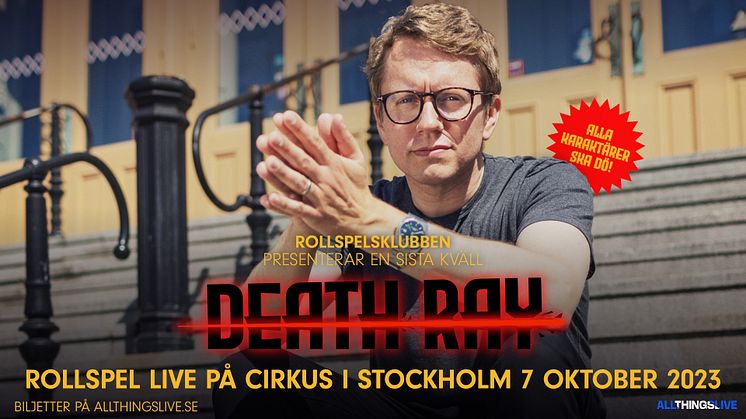 Rollspelsklubben tackar för sig med en sista (mega)show på Cirkus i höst