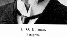 Erik Olof Burman, professor i praktisk filosofi 1896–1910 vid Uppsala universitet. 
