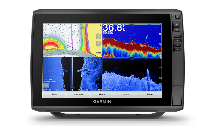 Uusissa Garmin® ECHOMAP Ultra -sarjan laitteissa on aiempaa suurempi ja kirkkaampi näyttö sekä sisäinen Panoptix LiveScope -tuki