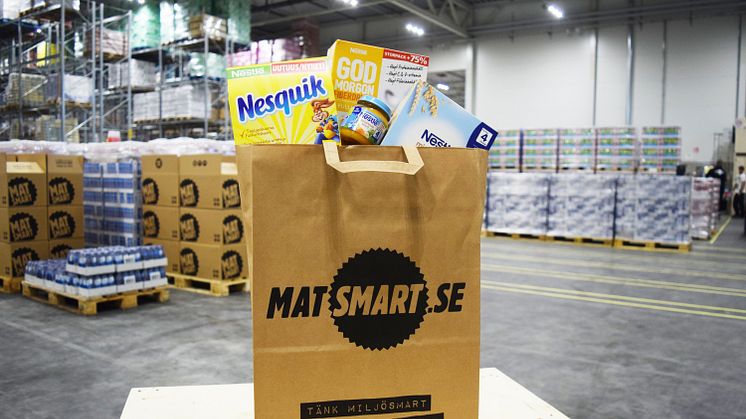Nestlé och Matsmart samarbetar för minskat matsvinn