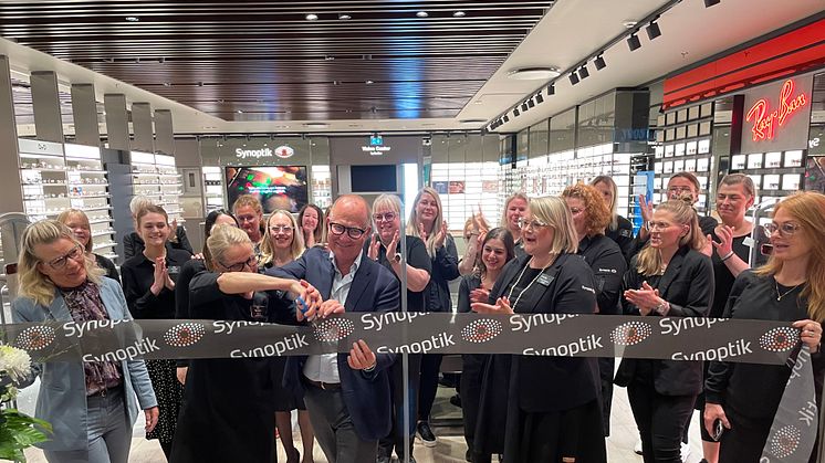 Synoptik öppnar toppmodern butik i Väla Centrum – den fysiska butiken är navet i vårt erbjudande