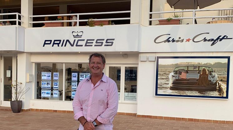 Robbie Head is to become Ibiza sub-dealer for Princess Motor Yacht Sales in April 2020