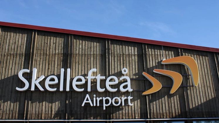 Passagerartillväxten ökar på Skellefteå Airport