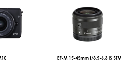 Systemkamera i kompakt format –  EOS M10 och EF-M 15-45mm f/3.5-6.3 IS STM