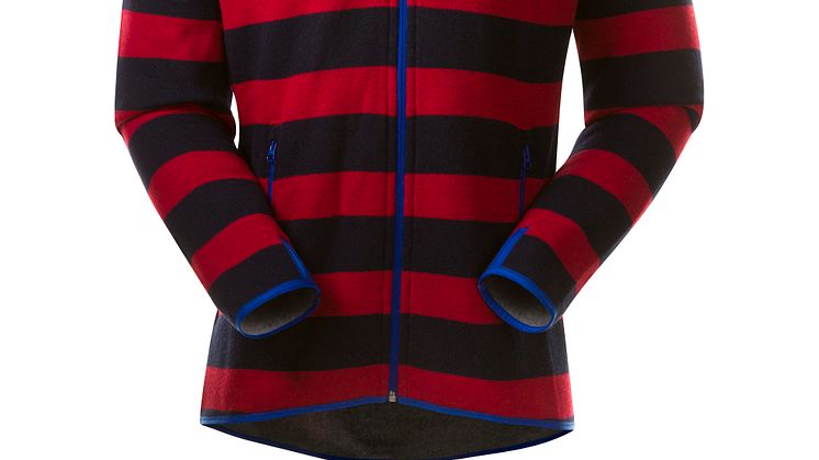 1898 Perikum Jacket - Navy/Red Striped/Cobal Blue
