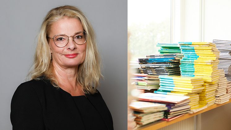 Skolminister Lotta Edholm (L) ser läromedel som en av de viktigaste frågorna för skolan just nu. Foto: Ninni Andersson/Regeringskansliet / iStock