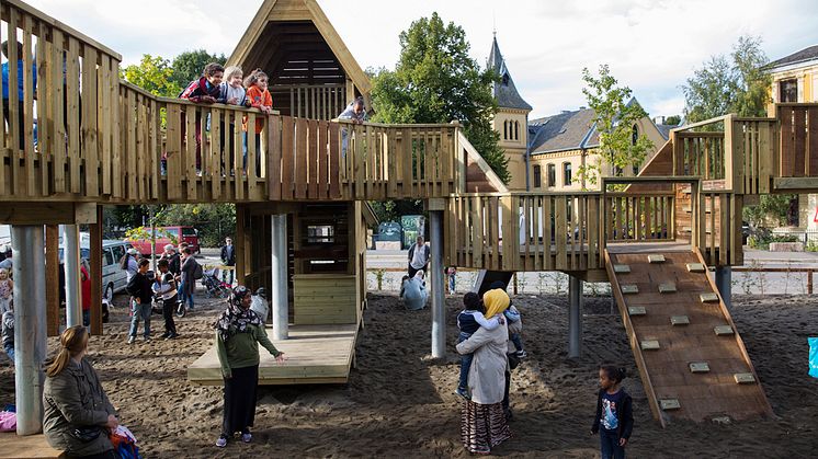 I Gamlebyen i Oslo har det vokst frem en aktivitetspark i et urbant miljø til glede for barn og unge i bydelen. Ildsjeler i den ideelle organisasjonen Gamlebyen Sport og fritid (GSF) har med støtte fra Sparebankstiftelsen DNB gjort det mulig.