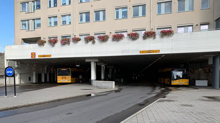 Vi bygger om på bussterminalen på Helsingborg C med start på måndag 31 augusti