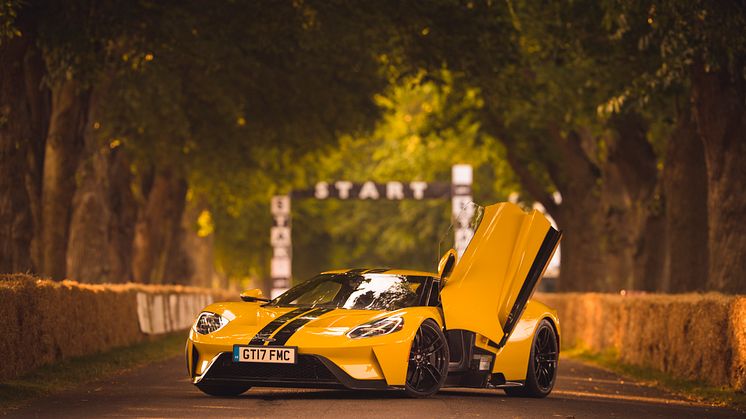 A Ford GT Goodwoodban