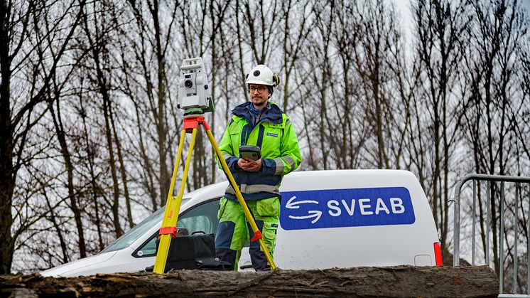 SVEAB Anläggning lägger grund för ny regionnätstation