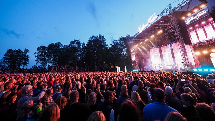Gyllene Tider avslutningskonsert i Halmstad Foto: Anders Roos