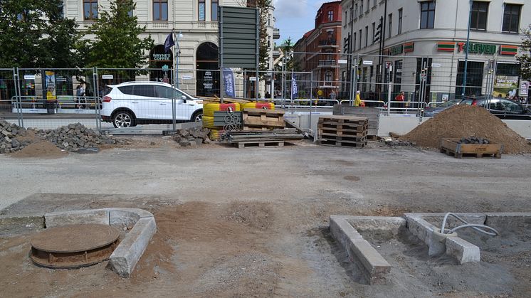 Busshållplats flyttas under ombyggnaden av Järnvägsgatan