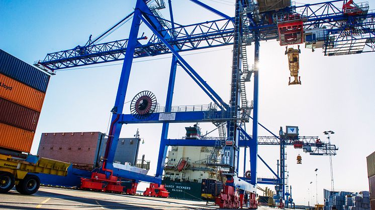 Norrköpings hamn viktig i starkt logistikläge