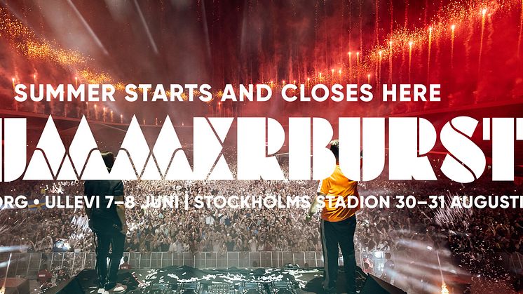 Summerburst till Göteborg och Stockholm