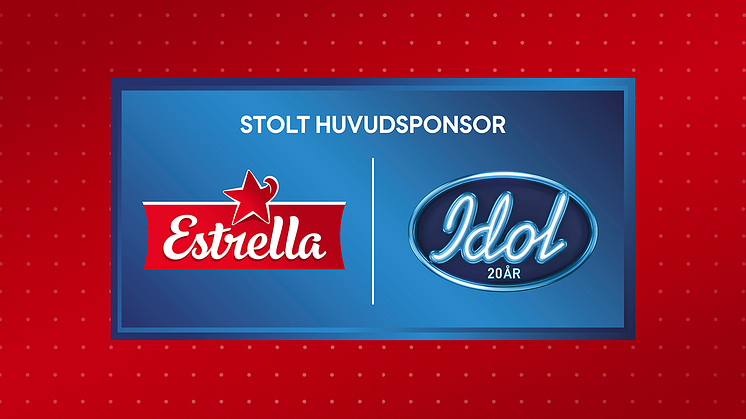Estrella stolt huvudsponsor till Idol 2024.