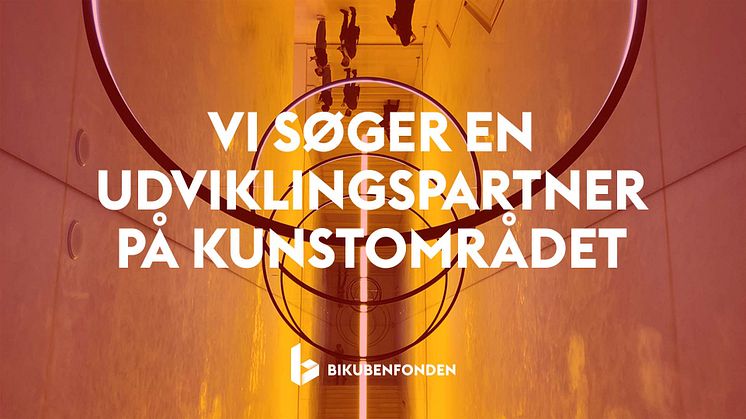 Bikubenfonden søger en senior udviklingspartner, der kan bidrage til nyskabelse og forandring på kunstområdet