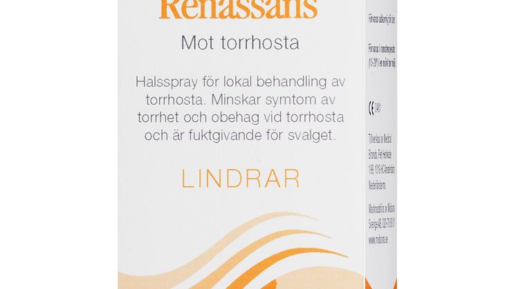 Lindra hosta med lokalverkande spray med honungsextrakt