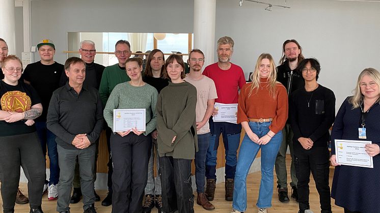 Skeriafondens årliga utdelning på Campus Skellefteå. Foto Robert Brännström, LTU