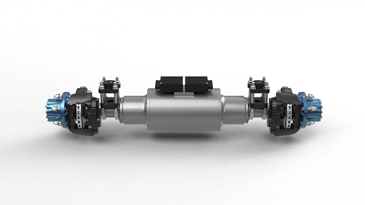 BPW-Antriebsachse für Fahrzeuge bis zu 7,5 Tonnen Gesamtgewicht mit 6.580 Nm Drehmoment an der Hinterachse und 84 kWh Batterieleistung 