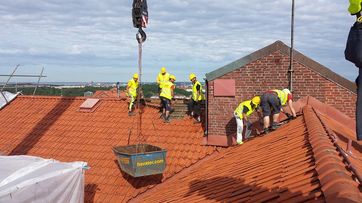 Moniers takläggartävling "King of Roofs 2015" 