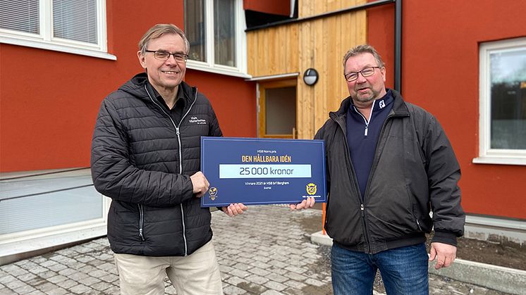 Ulf Figaro, vice ordförande och Anders Stenlund, ordförande, HSB brf Berghem i Umeå.