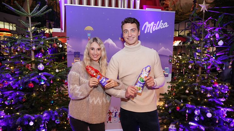 Milka startet in die Vorweihnachtszeit und erfüllt zarte Wünsche