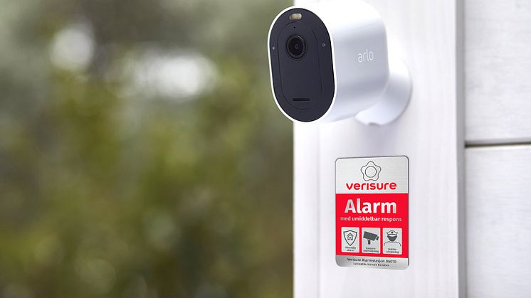 Arlo er nå hovedleverandør av profesjonelle og trådløse overvåkningskameraer som er integrert i Verisures alarmsystemer.