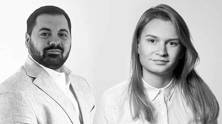 Antonio Tedeschi (left) and Anna Viralainen (right) have strengthened the Bluewater team in the UK and Ireland